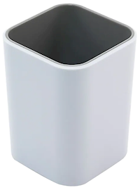 UTENCIL HOLDER, PENS/PENCILS, FUSION, CUP, WHITE/GREY MAIN